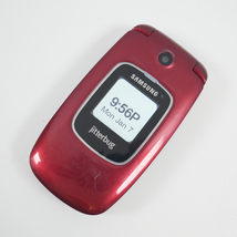 Samsung Jitterbug SCH-R220 Red Greatcall Flip Phone - £13.44 GBP