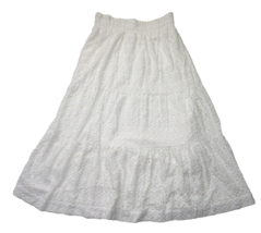 NWT by Anthropologie The Somerset Maxi Skirt: Eyelet Edition in White XL - $100.00