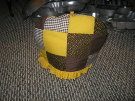 Yellow And Brown Quilted Tea Cozy - £6.73 GBP