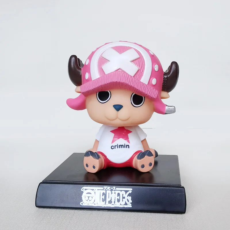 One Piece Car Accessories Pink Chopper Action Figure Shaking Head Collection - £14.29 GBP