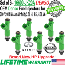 6Pcs OEM New Denso HP Upgrade Fuel Injectors For 2009-2012 Infinity FX35 3.5L V6 - £168.80 GBP