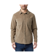 32 Degrees Men&#39;s Corduroy Overshirt Spread Collar Chest Pockets Tan Blue... - $391.42 MXN