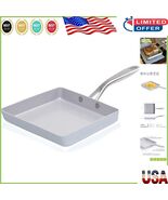 Stainless Steel-Handled Japanese Omelette Pan - Oven &amp; Dishwasher Safe - $1,107.60 MXN