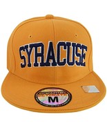 Syracuse Men&#39;s Fitted Baseball Cap Orange/Navy (Medium) - £11.95 GBP