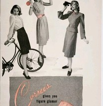 1947 Corsees Girdles Corsets Clothing Advertisement Beauty Fashion DWPP22 - $19.99