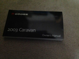 2003 Dodge Caravan Mini Van Factory Owners Manual Book Glove Box Mopar O... - $40.24