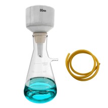 Buchner Funnel Filter Flask Set With 1000Ml Filter Bottle And 80Mm Buchner - $48.95