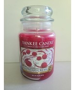 Yankee Candle Raspberry Cream Large 22oz Jar Food &amp; Spice Collection - $46.74