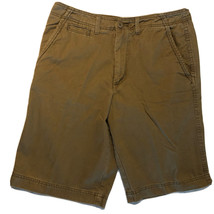 OP Ocean Pacific Cargo Shorts Mens 34 Khaki Zip Pocket Hiking Skateboarding - £11.55 GBP