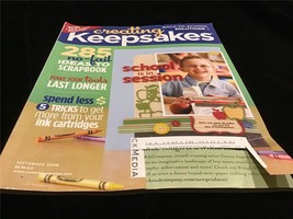 Creating Keepsakes Magazine September 2008 285 No-Fail Ideas to Scrapbook - £7.90 GBP