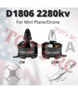 D1806 2280KV Brushless Motor Quadcopter Drone Aircraft FPV 210 250 280MM... - $366.69 MXN