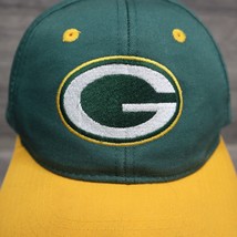 Vintage Green Bay Packers Hat Mens Adjustable Cap Snap Back Casual Green Yellow - £20.15 GBP