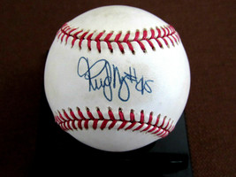 Rudy May # 45 New York Yankees Signed Auto Baseball Vintage Oal Baseball Jsa - £70.10 GBP