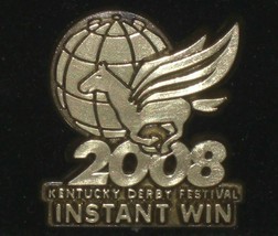 2008 - Kentucky Derby Festival &quot;Gold Instant Winner&quot; Pin in MINT Condition - £59.17 GBP