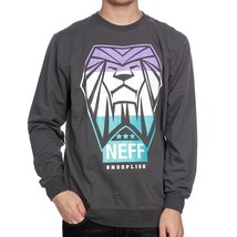 Neff Snoop Lion Dogg Gray Teal White Purple Triumph Charcoal Sweatshirt ... - $22.27