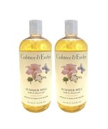 Crabtree &amp; Evelyn Summer Hill Bath &amp; Shower Gel Body Wash 16.9 oz ea Lot... - $643.13 MXN