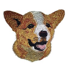 Amazing Dog Faces[ Pembroke Welsh Corgi Dog Face] Embroidery Iron On/Sew Patch [ - £10.09 GBP