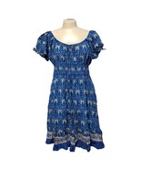 UODIM Women&#39;s Off Shoulder Floral Dress Ruffle Sleeve XL - £15.06 GBP
