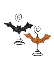Bethany Lowe Halloween Set of 2 &quot;Bat Placecard Holders&quot; TF8016 - £12.85 GBP
