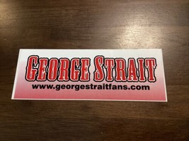 George Strait Bumper Sticker Rare - $19.80