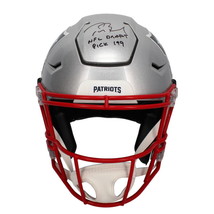 Tom Brady Autographed &quot;NFL Draft Pick 199&quot; Speed Flex Helmet Fanatics LE 50 - £3,520.59 GBP