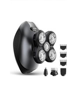 5-in-1 4D Rotary Electric Shaver Rechargeable Bald Head Shaver Beard Tri... - $461.13 MXN