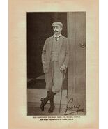 Antique 1910 Print The Life Of King Edward VII and Career of King George... - $29.08 CAD