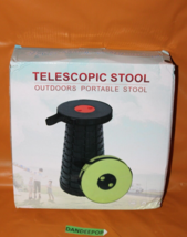 Portable Telescoping Chair Stool For Camping, Gardening, Outdoors Fishing, Home - £19.46 GBP