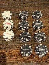 Molson Canadian Rock Star Poker chips 55 in total White and Black - $19.39