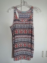 Maurices Ladies Sleeveless Loose TANK-JR. L-NWOT-SOUTHWESTERN PATTERN-COOL/COMFY - £4.63 GBP
