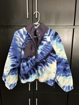 Free People Movement Rocky Ridge Pullover Tie Dye BlueSherpa - $59.40