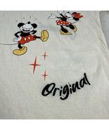 disney mickey mouse Women&#39;s Shirt , Ivory,( Embroidered Minnie And Micke... - $145.59 MXN