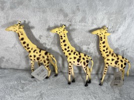 3X Boley Realistic Giraffe Nature World Figure PVC figurine toy Safari A... - $441.95 MXN