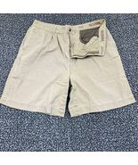 Abercrombie &amp; Fitch Shorts Men 40 Beige Chino Pockets Adult Outdoor Cotton - $40.31 CAD