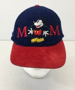 The Disney Store Mickey Mouse Acrylic/Wool Strapback Baseball Cap Hat - $7.92