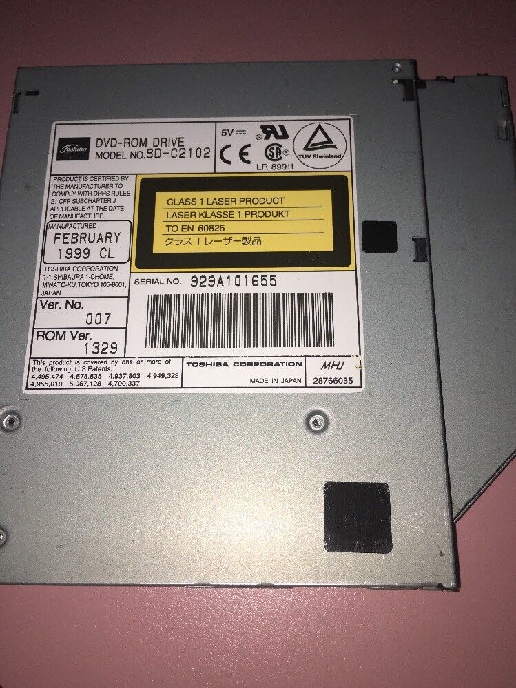 Toshiba Sdc2102 Dvd Rom Drive - $59.80