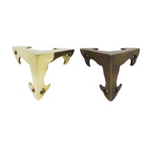 Set of 4 pcs Vintage 3D Saw Anchor Box Corner Protector Furniture Decor - $41.00+