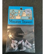 vintage NOS Miniature Treasures bowling ball and pins set dollhouse - $10.79 CAD