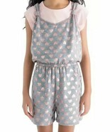 Blush by US Angels ~ 2-Pc. Set ~ Small (7/8) ~ Grey &amp; Pink Romper &amp; T-Shirt - $427.24 MXN