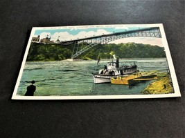Maid of the Mist Landing and Steel Bridge -Niagara Falls, N.Y.-1900s Postcard. - £8.46 GBP