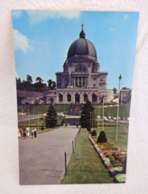 Vintage Postcard St Joseph&#39;s Oratory of Mount Royal Basilica and Terraces - £3.89 GBP