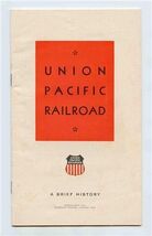 Union Pacific Railroad A Brief History 1955 Dome Liners Golden Spike - $15.84