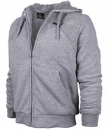 Men&#39;s Quilted Moto Sherpa Fleece Lined Zip Up Hoodie Jacket - $51.73 CAD