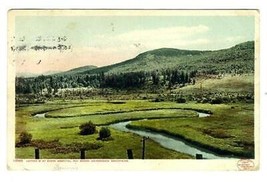 Letter S at State Hospital Ray Brook Adirondack Mountains Postcard 1909 - £9.36 GBP