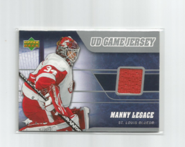 Manny Legace (St. Louis) 2006-07 Upper Deck Ud Game Jersey Insert Card #J-ML - £5.98 GBP