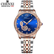 CHENXI 8836 Womens Luxury Skeleton Automatic Stainless Steel Watch - £57.94 GBP+