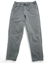 Gramicci G-Pants Size Small Grey 100% Cotton Belted Tapered Leg Climb Hi... - $39.00