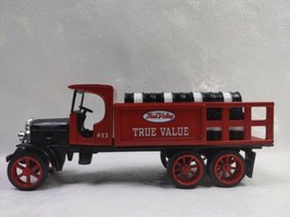 ERTL - 1925 Red Kenworth Stake Truck With Barrels - True Value Adv No. B 424  - £19.46 GBP