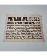 Vintage 1945 City of New York Dept of Transportation Public Notice Poste... - £234.53 GBP