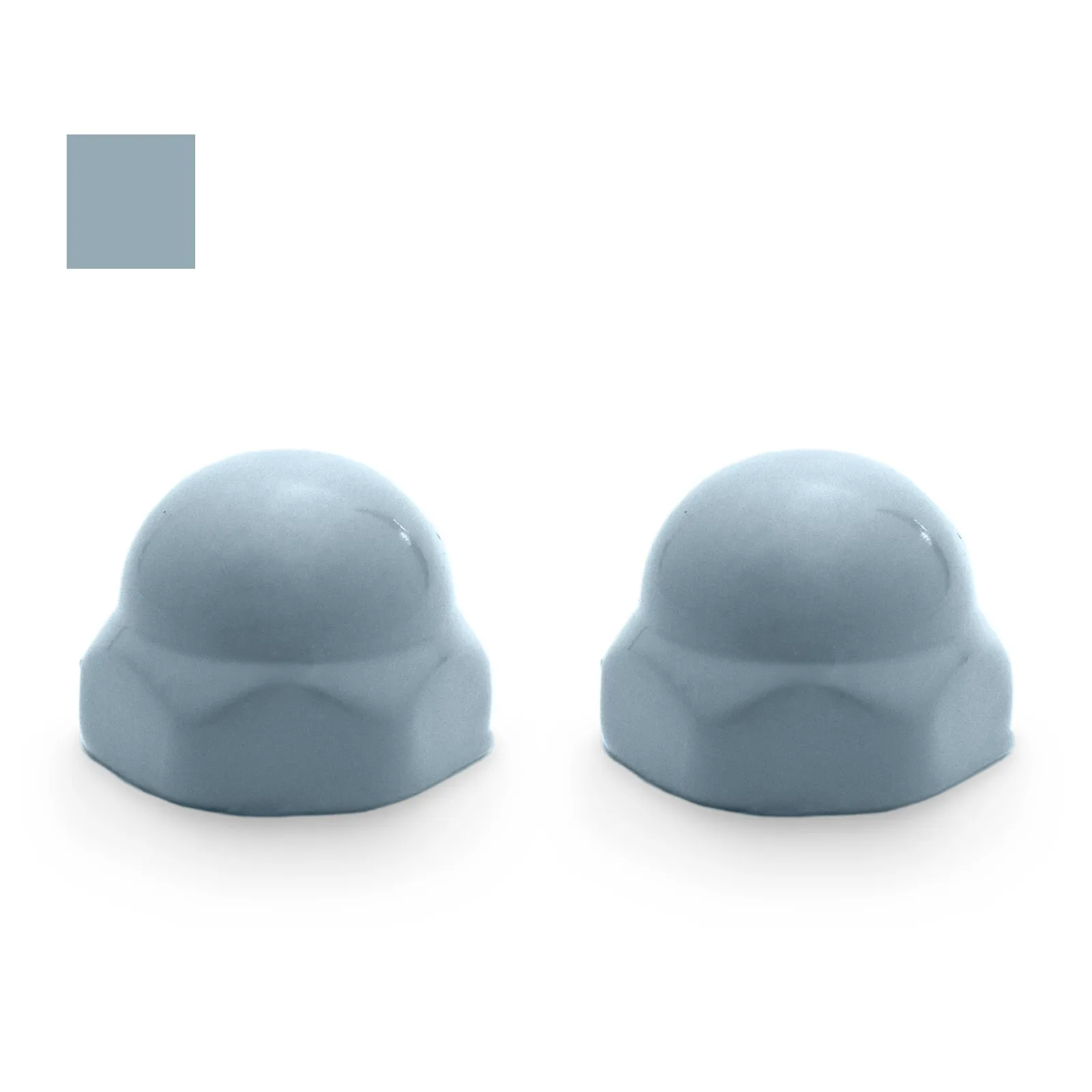 Kohler Color Replacement Ceramic Toilet Bolt Caps - Set of 2 - Cerulean ... - £35.35 GBP